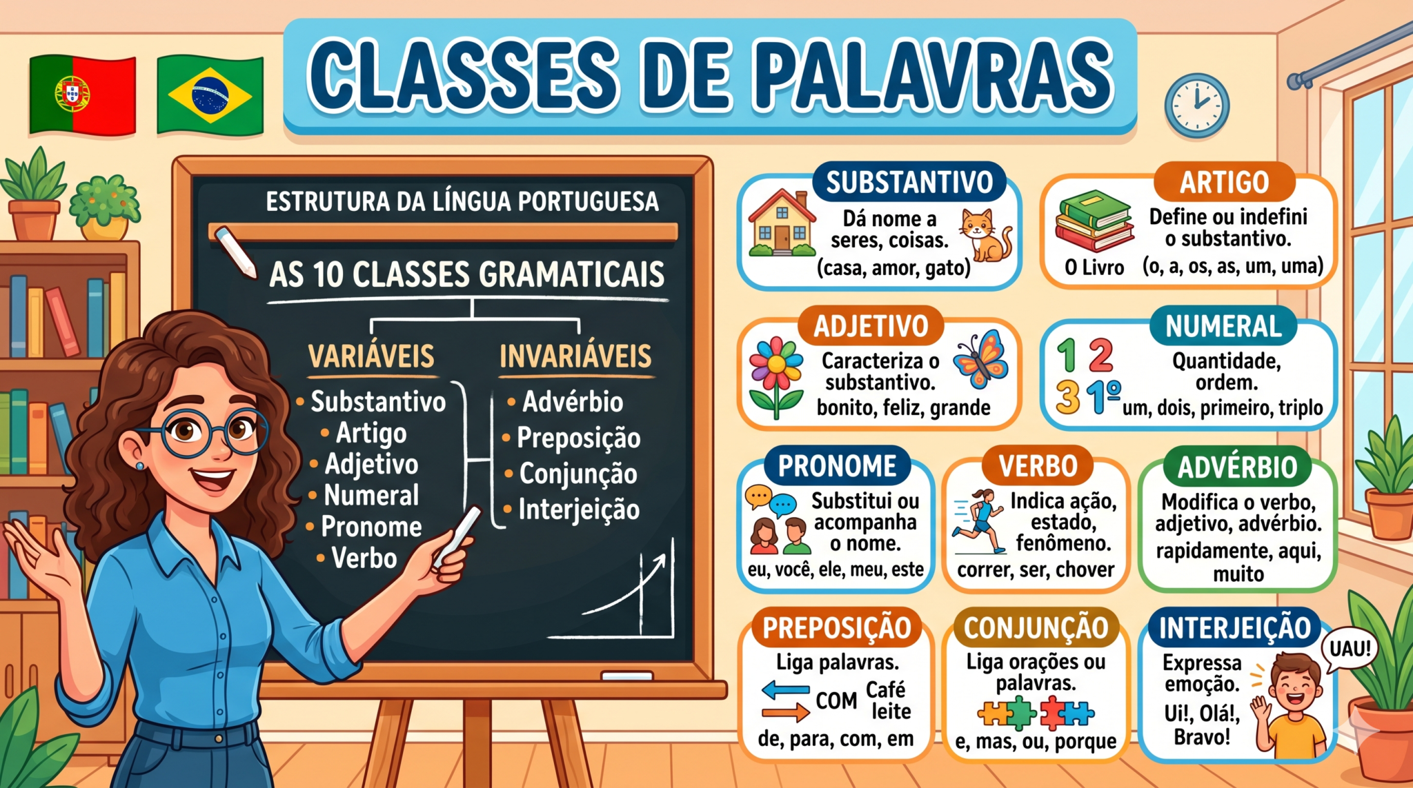 Classes de Palavras – Questões dos Vestibulares